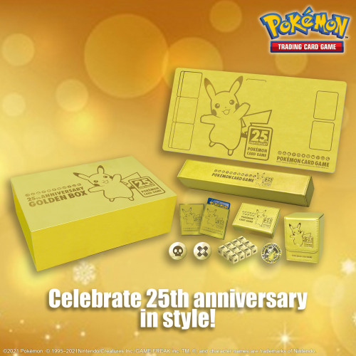 Pokémon 25th Anniversary Collection Golden Box in Traditional Chinese